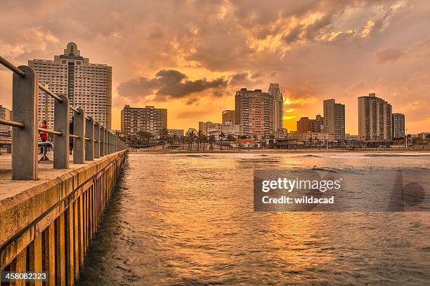 durban skyline - durban stock pictures, royalty-free photos & images