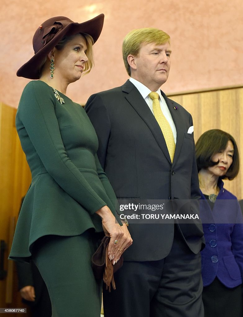 JAPAN-NETHERLANDS-DIPLOMACY-ROYALS