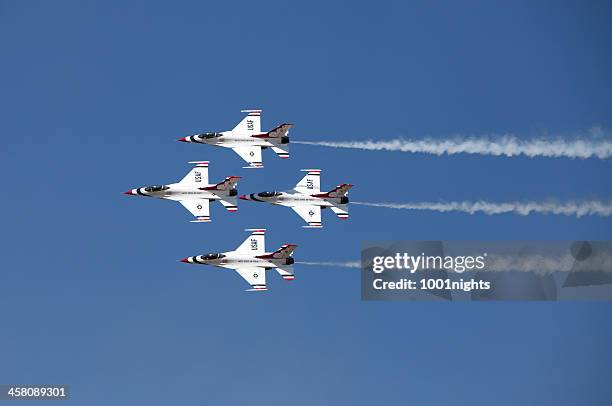 air show türkei 2011 - air force thunderbirds stock-fotos und bilder