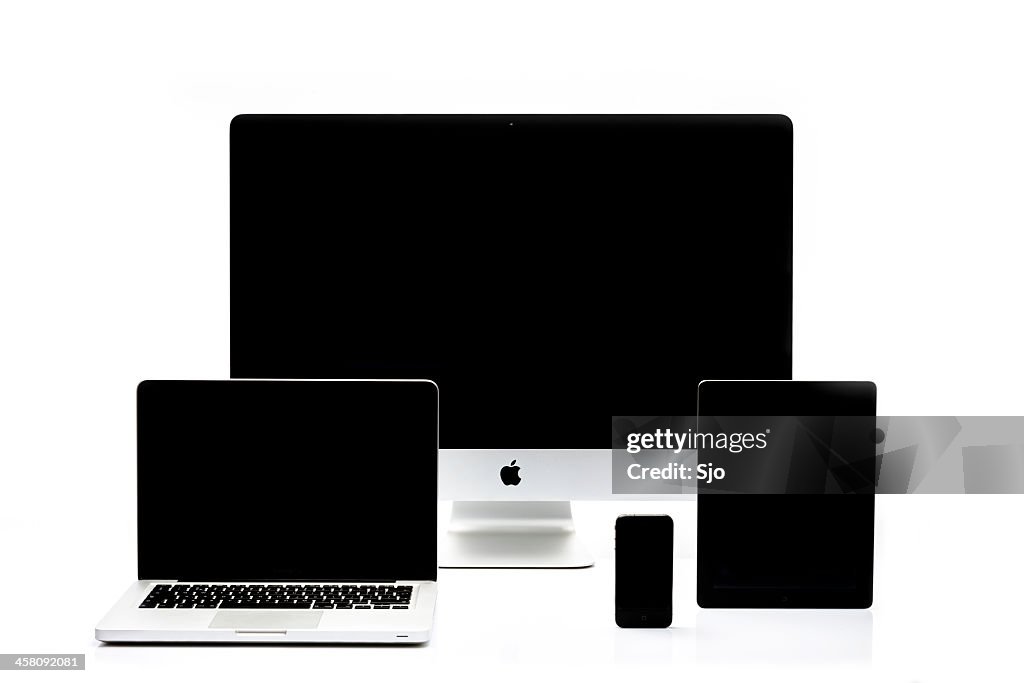 IMac, Macbook Pro, iPad and iPhone