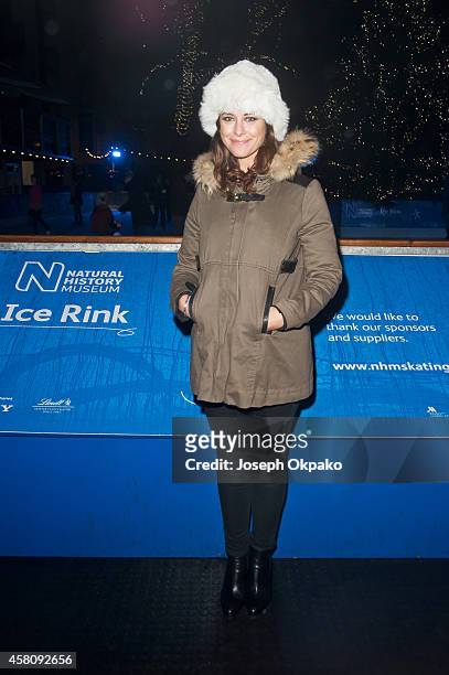 Belinda Stewart-Wilson attends the Launch of The Natural History Museum's Ice Rink on October 29, 2014 in London, England.