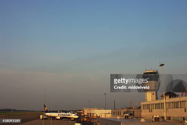 maastricht-aachen airport setting - maastricht aachen airport stock pictures, royalty-free photos & images