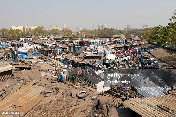 dharavi slum - slum stock pictures, royalty-free photos & images