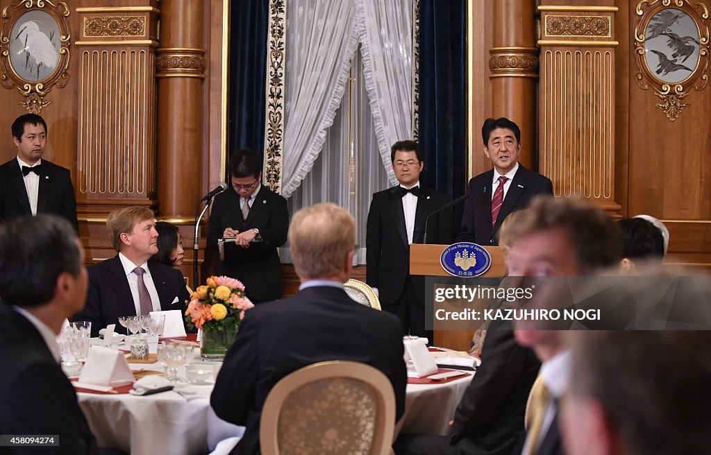 JAPAN-NETHERLANDS-DIPLOMACY-ROYALS