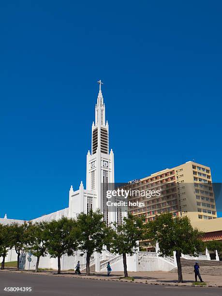 our lady of the immaculate conception, maputo - maputo stock pictures, royalty-free photos & images