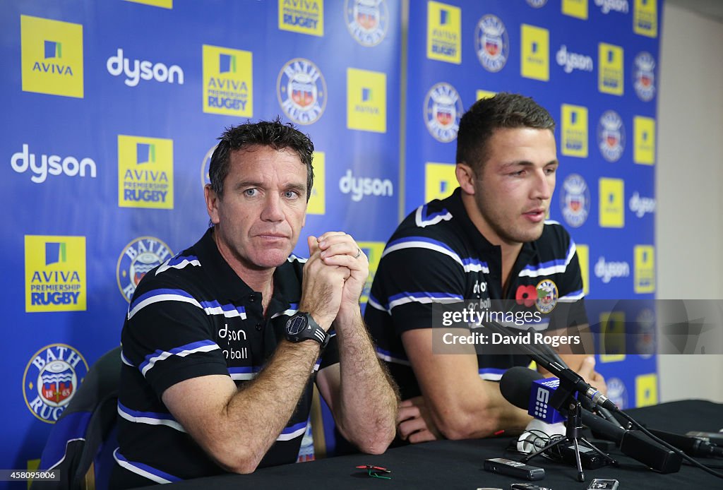 Sam Burgess - Bath Rugby Press Conference