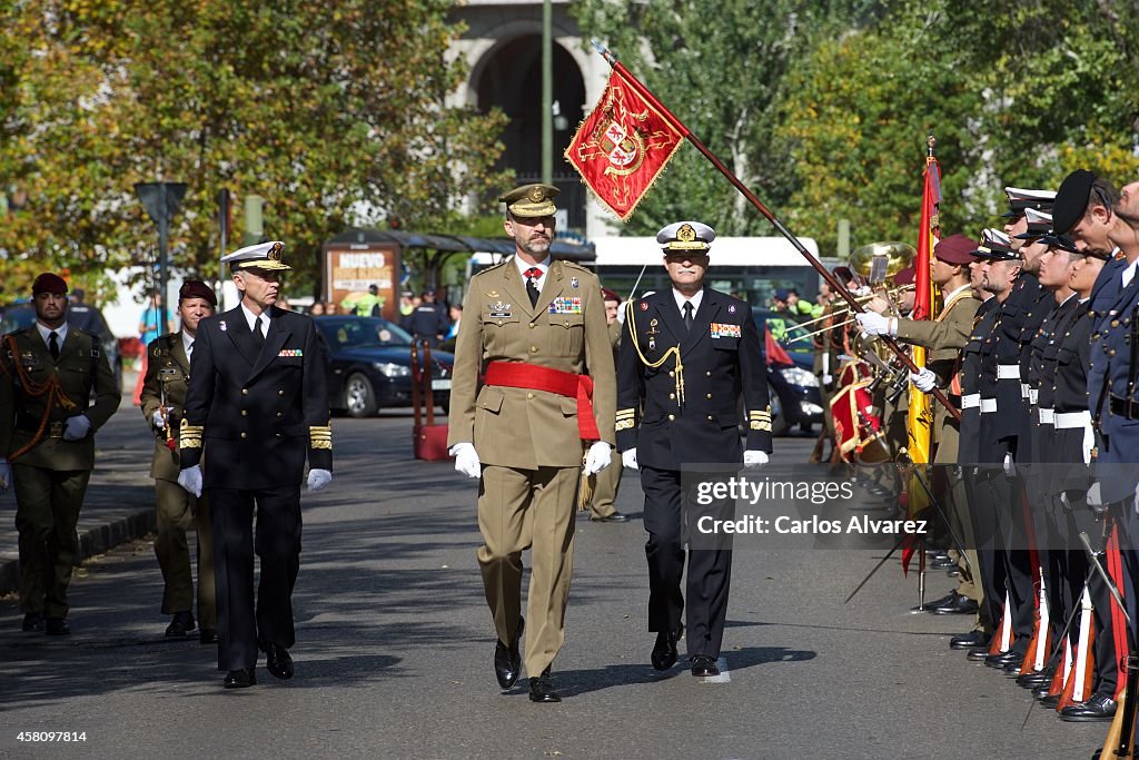 King felipe VI of Spain Attends the 50th Anniversary of CESEDEN