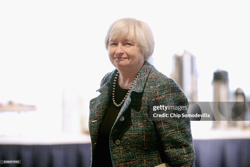 Janet Yellen Speaks At Federal Reserve