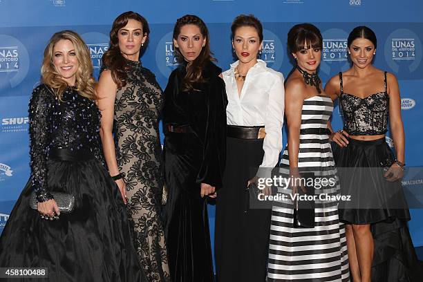 Anette Michel, Rossana Nájera and guests attend Lunas Del Auditorio Nacional 2014 at Auditorio Nacional on October 29, 2014 in Mexico City, Mexico.