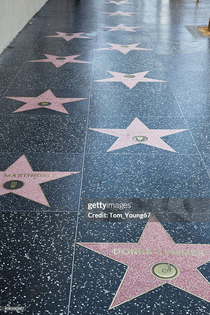 Hollywood Walk Of Fame Stars