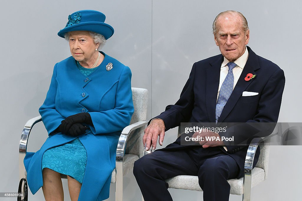 The Queen And Duke of Edinburgh Open New Jaguar Land Rover Plant In Wolverhampton