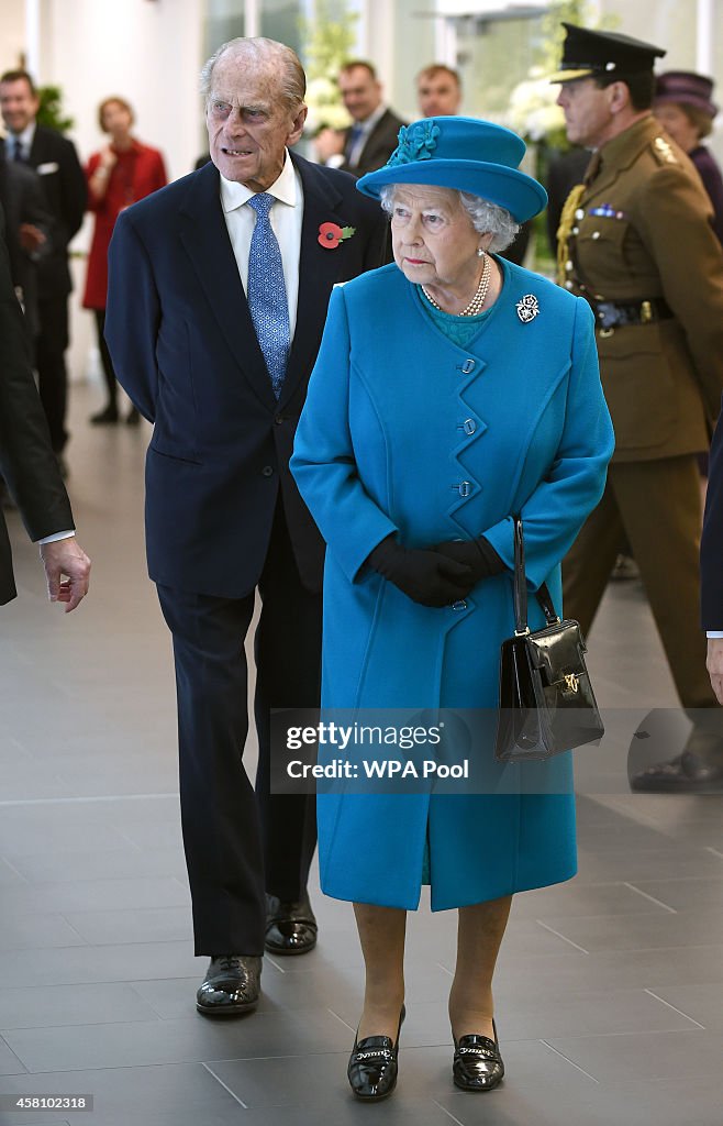 The Queen And Duke of Edinburgh Open New Jaguar Land Rover Plant In Wolverhampton