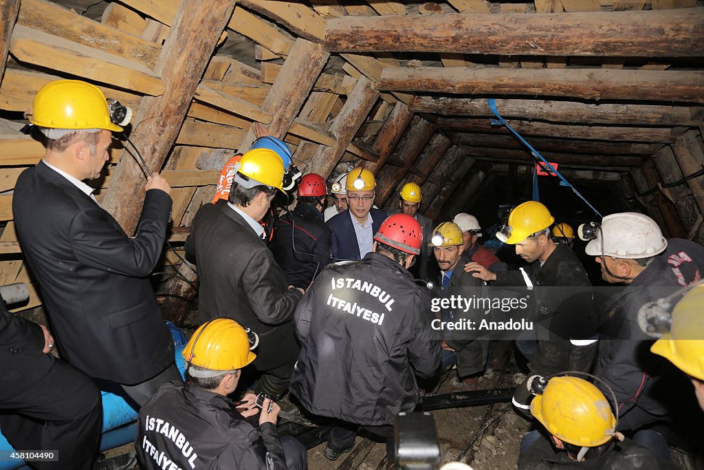 Rescue works going on for trapped miners in Turkey's Karaman