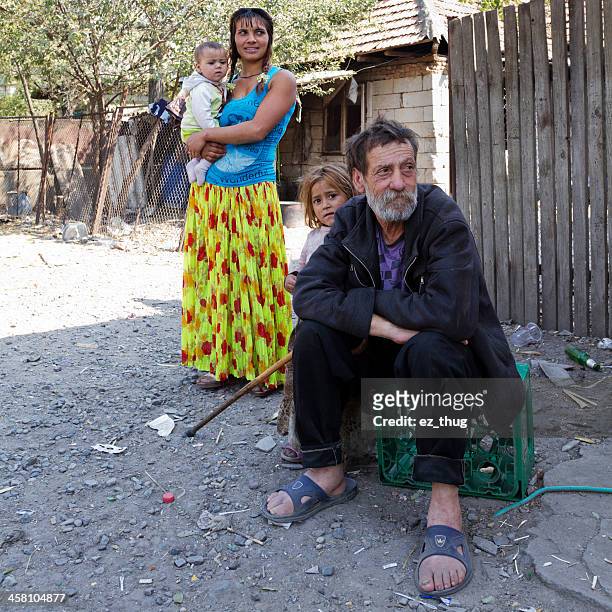 gipsy family - local gypsy stock pictures, royalty-free photos & images