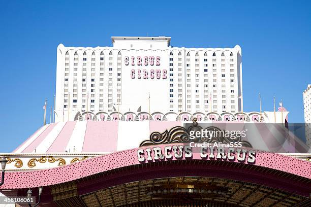 circus hotel casino in las vegas - circus circus hotel casino stock pictures, royalty-free photos & images