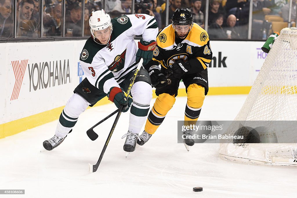 Minnesota Wild v Boston Bruins