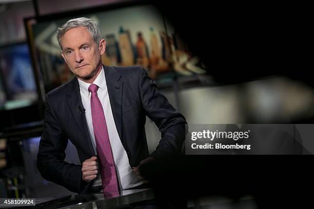 Tom Leighton, chief executive officer of Akamai Technologies Inc., awaits the start a Bloomberg Television interview in New York, U.S., on Thursday,...