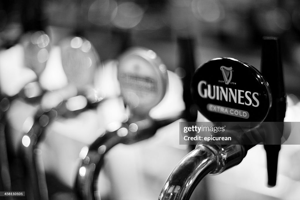 Guinness tap at an English Pub