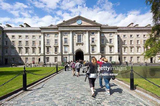 trinity college, dublin ireland - university stock pictures, royalty-free photos & images