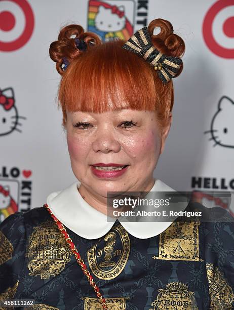 Hello Kitty designer Yuko Yamaguchi arrives to Hello Kitty Con 2014 Opening Night Party Co-hosted by Target on October 29, 2014 in Los Angeles,...