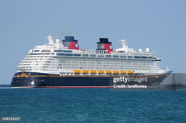 the cruise ship disney dream - mickey stock pictures, royalty-free photos & images