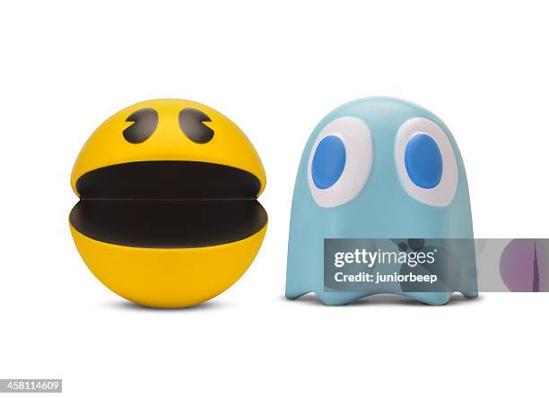 pacman and ghost - pac man ghosts stock pictures, royalty-free photos & images