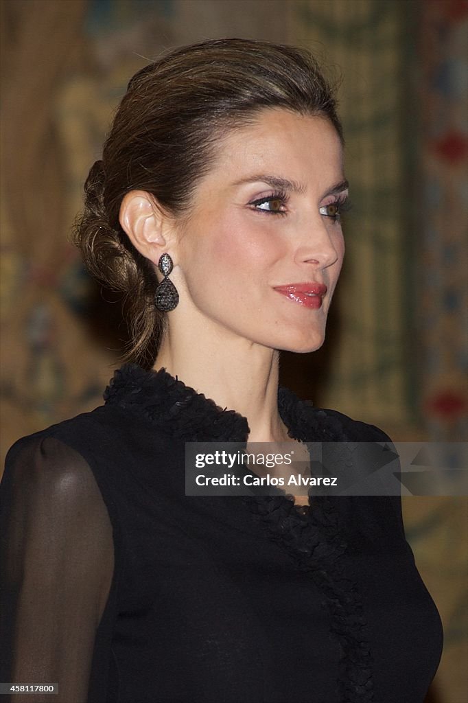 Spanish Royals Host a Reception For President of Chile