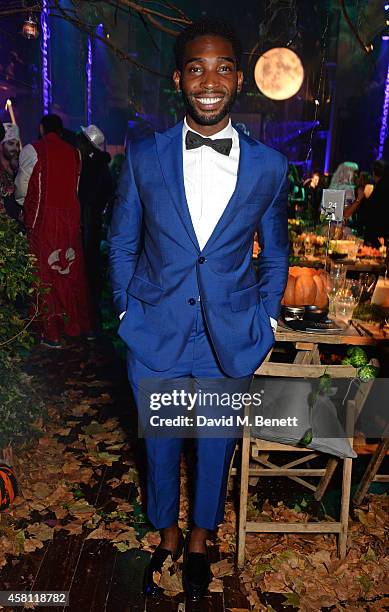 Tinie Tempah attends the Unicef UK Halloween Ball, raising vital funds to help protect Syria's children from danger, at One Mayfair on October 30,...