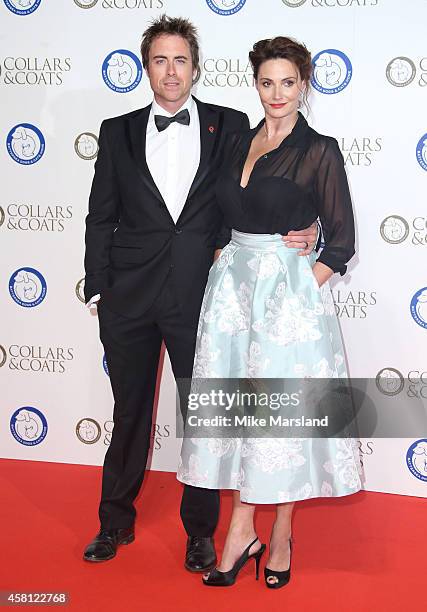 Sarah Parish and James Murray attend the annual Collars & Coats Gala Ball in aid of The Battersea Dogs & Cats home at Battersea Evolution on October...