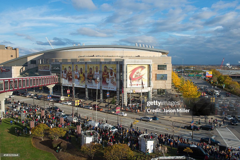 New York Knicks v Cleveland Cavaliers