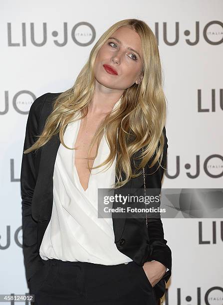 Dree Hemingway attends the Liu Jo flagship store opening on October 30, 2014 in Madrid, Spain.