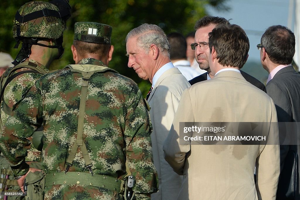 COLOMBIA-BRITAIN-ROYALS