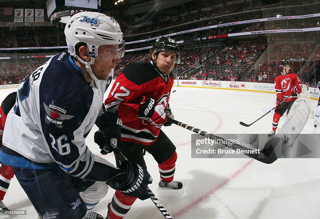 Winnipeg Jets v New Jersey Devils