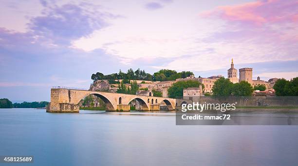 avignon, france - rhone river stock pictures, royalty-free photos & images