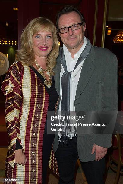 Nanna Kuckuck and Dirk Ullmann attend the Magical Mystery Show on October 30, 2014 in Berlin, Germany.