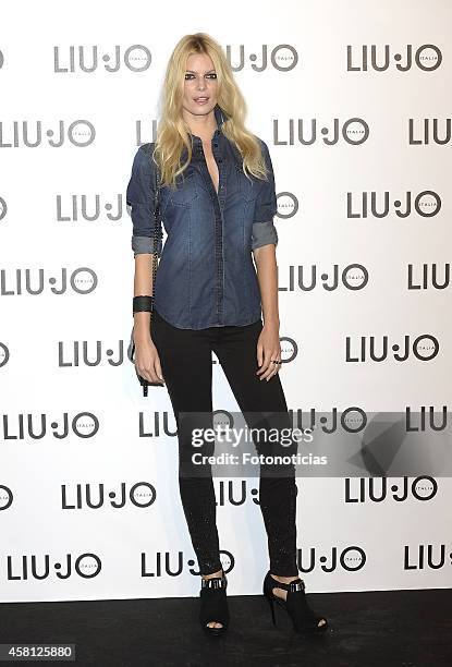 Cristina Tosio attends the Liu Jo flagship store opening on October 30, 2014 in Madrid, Spain.