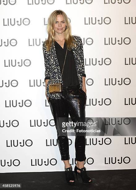 Veronica Blume attends the Liu Jo flagship store opening on October 30, 2014 in Madrid, Spain.