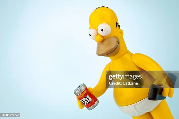 homer simpson - homer simpson stock pictures, royalty-free photos & images