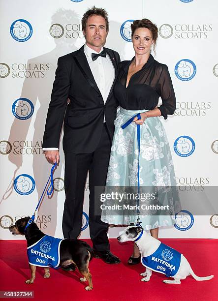 Sarah Parish and James Murray attend the annual Collars & Coats Gala Ball in aid of The Battersea Dogs & Cats home at Battersea Evolution on October...