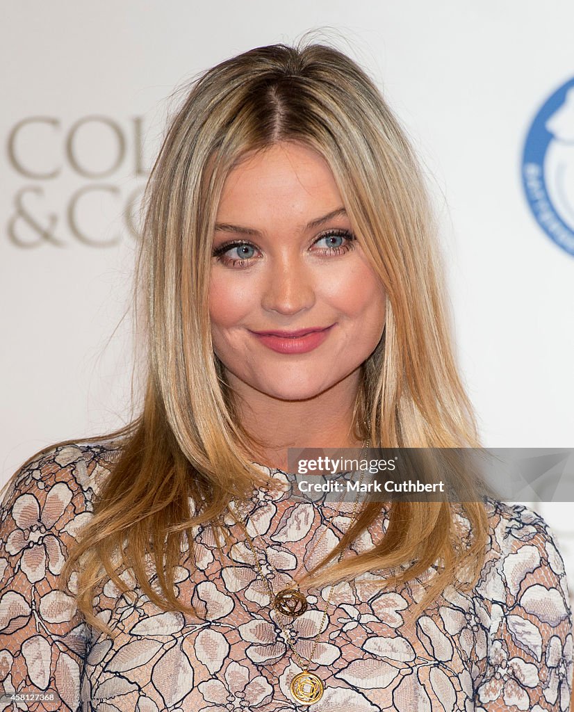 Laura Whitmore attends the annual Collars & Coats Gala Ball in aid of
