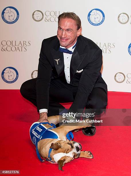 Christian Jessen attends the annual Collars & Coats Gala Ball in aid of The Battersea Dogs & Cats home at Battersea Evolution on October 30, 2014 in...