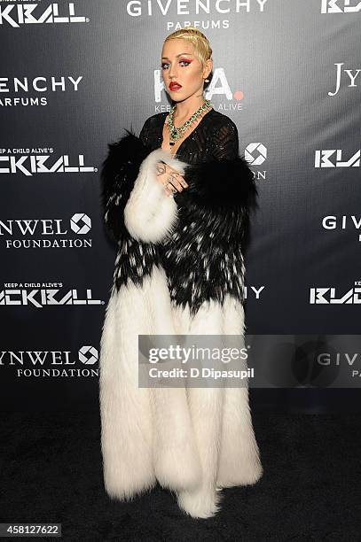 Brooke Candy attends the 9th annual Keep A Child Alive Black Ball at Hammerstein Ballroom on October 30, 2014 in New York City.