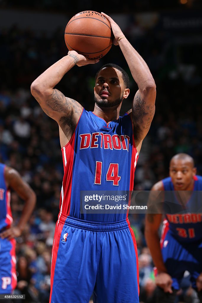 Detroit Pistons v Minnesota Timberwolves