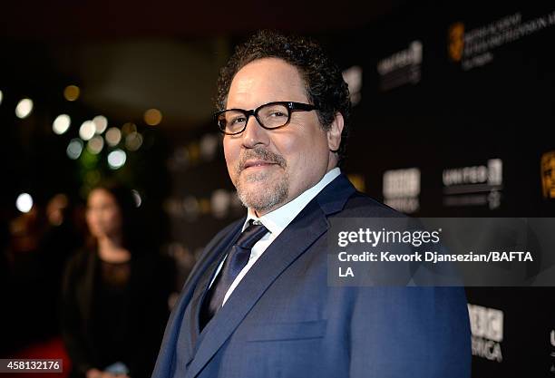 Actor/director Jon Favreau attends the BAFTA Los Angeles Jaguar Britannia Awards presented by BBC America and United Airlines at The Beverly Hilton...