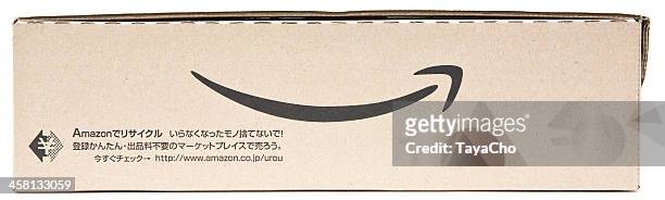 amazon japan packaging - amazon boxes stock pictures, royalty-free photos & images