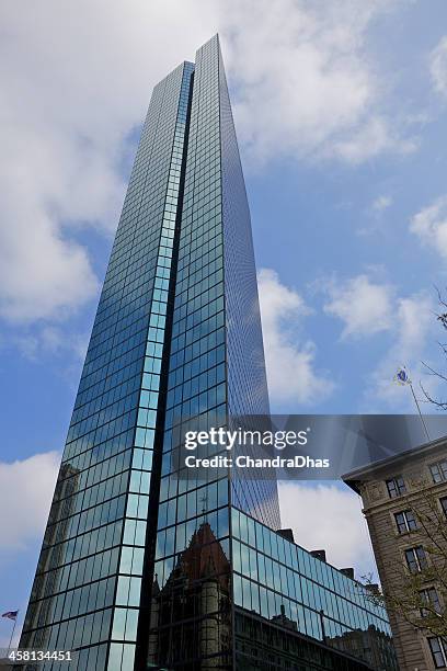 john hancock tower - boston ma - john hancock tower boston stock pictures, royalty-free photos & images