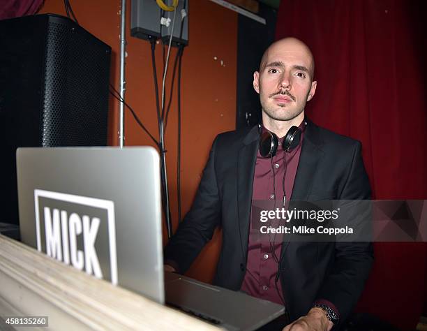 Mick attends The Blood Ball to benefit Delete Blood Cancer at The Box on October 30, 2014 in New York City.