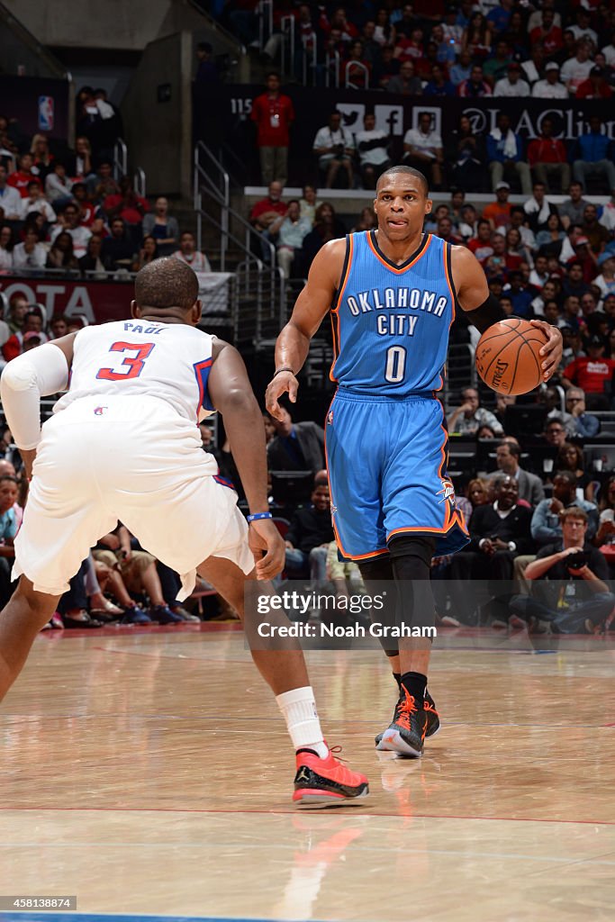 Oklahoma City Thunder v Los Angeles Clippers