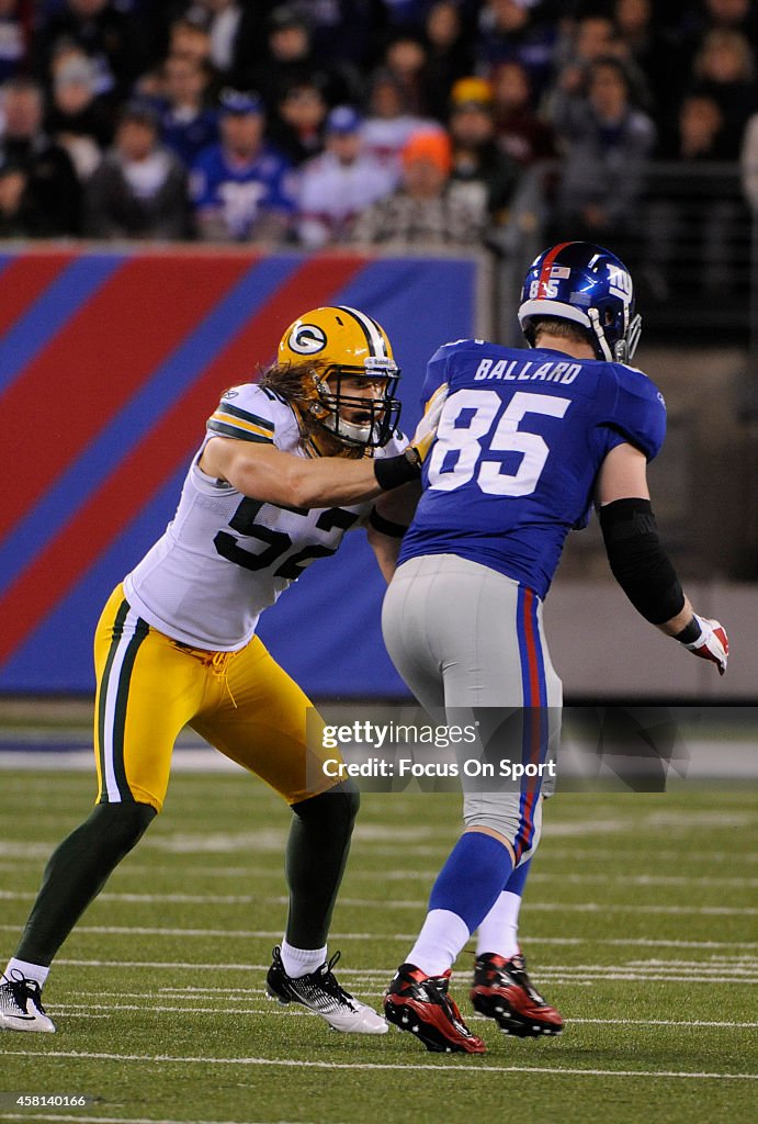 Green Bay Packers v New York Giants