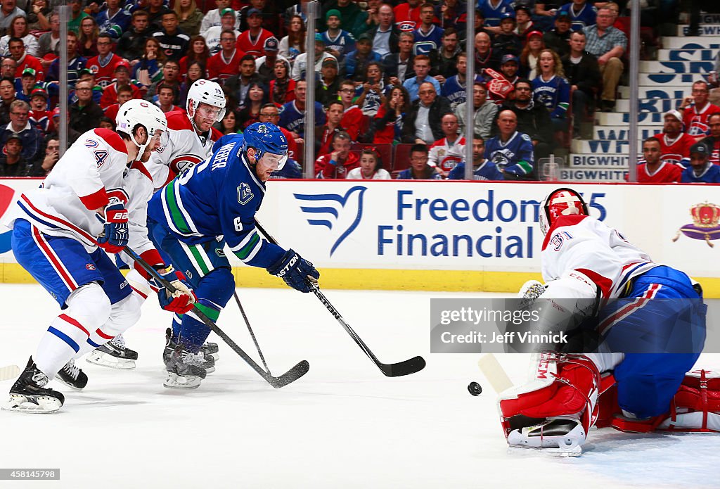 Montreal Canadiens v Vancouver Canucks